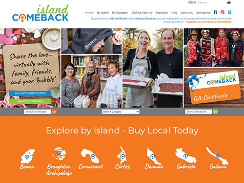 Island Comeback Homepage